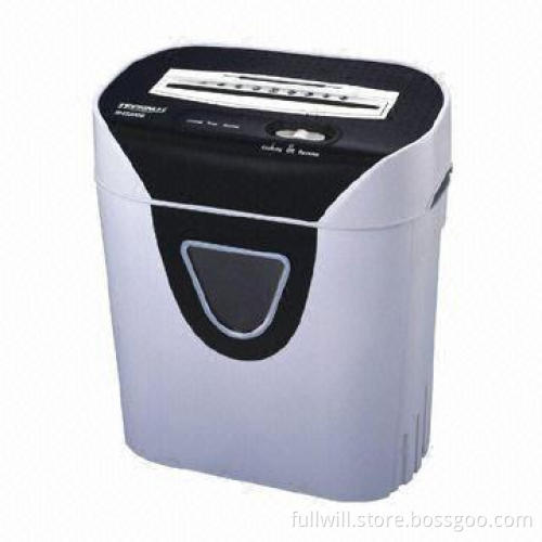 8 Sheets Random Cross Cut Shredder with Over-heat/Power/Over-load LED Display